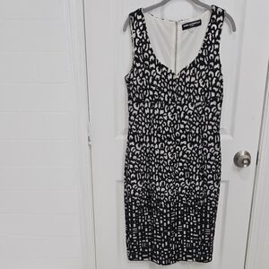 Karl Lagerfeld Black and White Dress